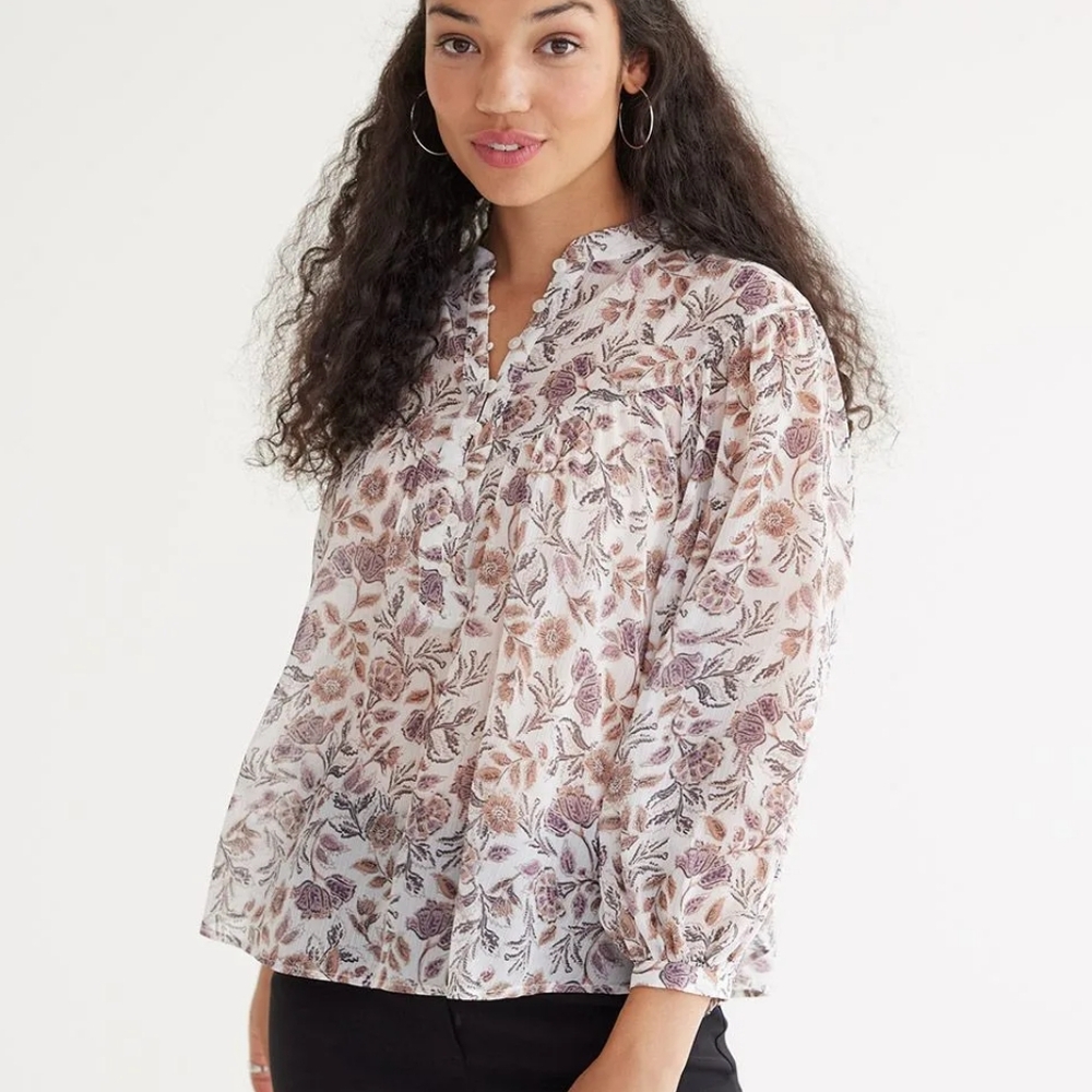 Floral Print Women's Top